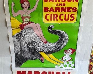 Vintage Circus Poster 40s/50s