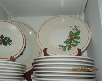 Fiesta Ware Christmas dishes