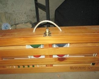 Vintage Croquet set in box