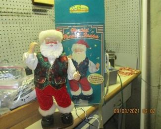Dancing Santa with original box