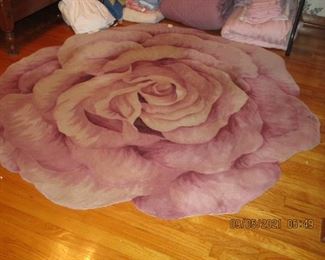 flower shaped rug