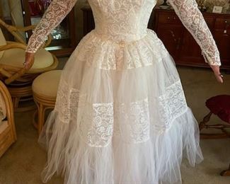the second vintage wedding dress (size small)