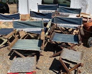 DIRECTOR CHAIRS FROM THE 60'S