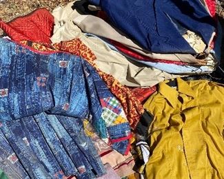 LOTS OF VINTAGE CLOTHING