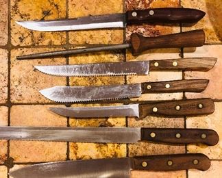 Chicago Cutlery, Craftsman carver, Ranchero knives $5 ea.