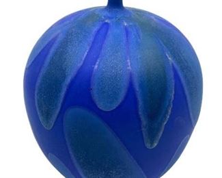 Lot 082
Rob MacKay Pottery - Blue Bud Vase