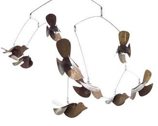 Lot 005-1
Mid Century Copper Bird Mobile