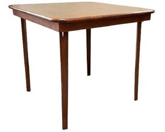 Lot 018
Stakmore Straight Edge Folding Card Table in Fruitwood
