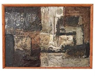 Lot 032-
Francis J Meyers, "Battlefield" Textured Medium