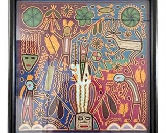 Lot 078
Indigenous South American Art "Symbol of Fire"