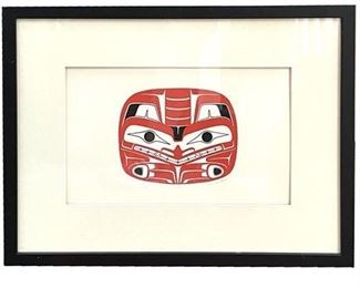 Lot 100
Robert Davidson Signed ''Bear'' Color Serigraph