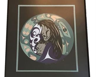 Lot 110
Frances Dick (1959-) "Child to Mother", Signed Serigraph