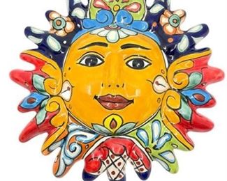 Lot 176
Talavera Mexican Style Ceramic Sun Mask
