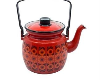 Lot 196
Mid Century Arabia Finel Lintu Enamel Tea Pot