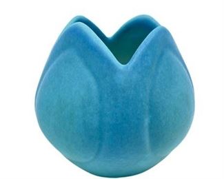 Lot 209
Van Briggle Pottery "Tulip" Vase Turquoise