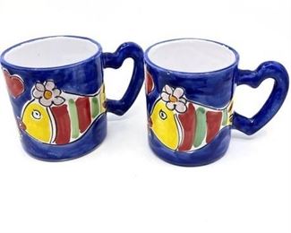 Lot 245
Vintage La Musa Italian Fish Mugs