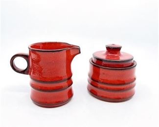 Lot 282
Mid Century Jasba Kermanik Creamer and Covered Sugar