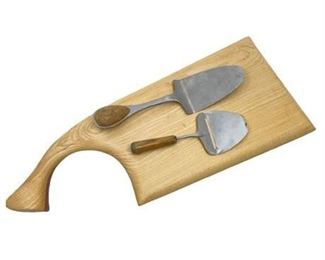 Lot 365
Nils Johan and Dansk Cheese Servers with Maple Cheese Board