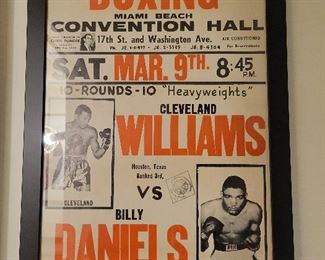 Boxing poster - several originals to choose from