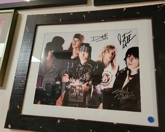 Fully signed Guns n Roses Framed Picture