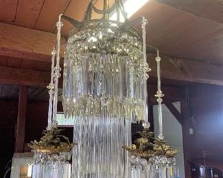 CHANDELIER - Austrian Chandelier&nbsp;C. 1908 from the home of&nbsp;J. Lamoureux&nbsp;the "Jam Jelly King"