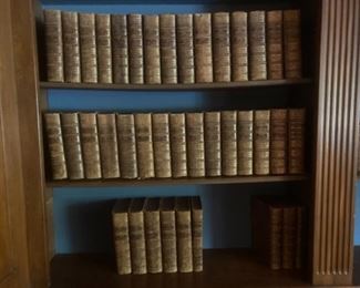 Complete set of 39 columns  Encyclopedia by Denis Diderot circa 1779.
