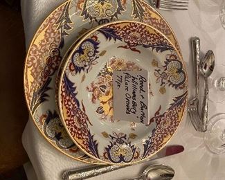 72 pieces Read and Barton Williamsburg Palace Orchard Stainless