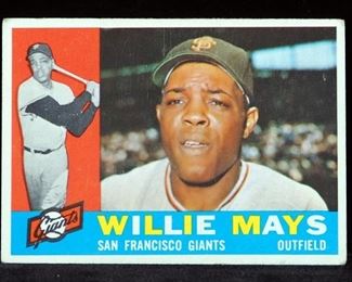 Willie Mays 1960 Topps #200 Baseball Card