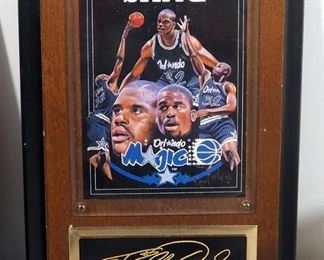 Shaquille O'Neal Memorabilia, Includes Plaques, Cards, And Tonx, And Basketball Trading Cards