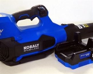 Kobalt 80-Volt Max 140-MPH Brushless Handheld Cordless Electric Leaf Blower And Battery Charger