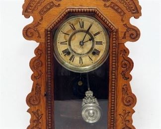 Antique Ansonia Clock Co Table Clock With Winding Key