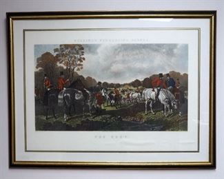 John Frederick Herring, Snr (English, 1795-1865), The Meet, Lithograph, Published By R. Dodson, 1867