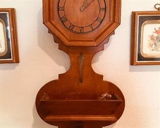 Tell City mid century clock