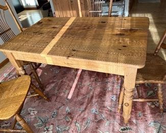 Ethan  Allen table measures 30" x 48"  (kitchen chairs sold separately) 