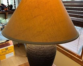 (2) matching table lamps (only one photographed)