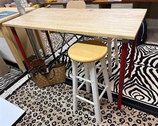 Worktable and stool