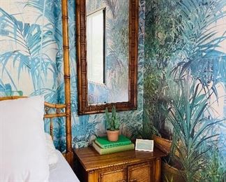 Faux bamboo Nitestands