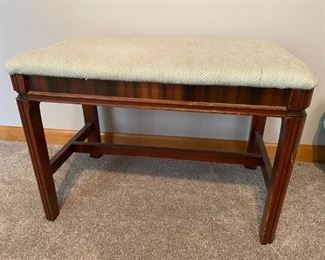 Small Bench with quilted cover