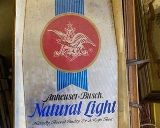 Anheuser Busch Beer Sign