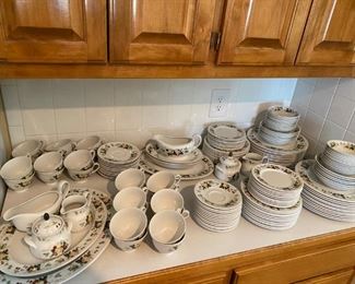 Royal Doulton "Miramont" China - TWO Sets of 12 Place Settings plus Serving Items -  Excellent Condition