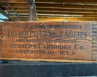 Vintage Western Cartridge Co Ammunition Wood Box