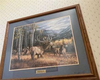 Meadow Music - Elk", by Rosemary Millette - Signed and Numbered 