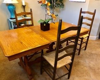 Vintage dining /breakfast table