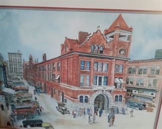The Old Market House by BJ Clark, signed and numbered