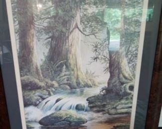 Lee Roberson, Evergreen signed and numbered 