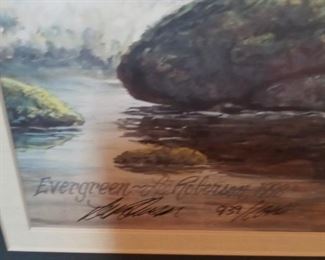 Lee Roberson, Evergreen signed and numbered 