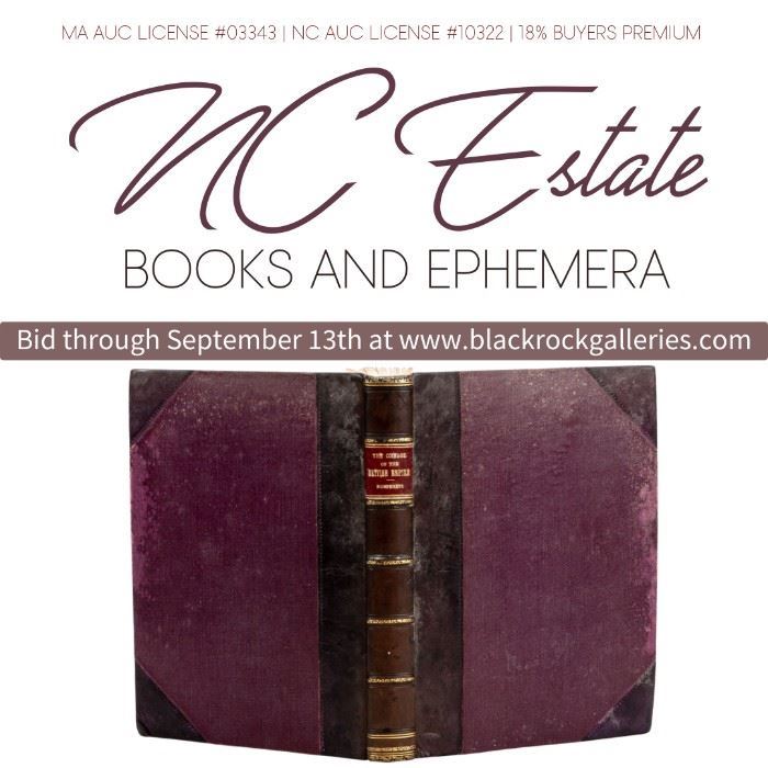 NC ESTATE BOOKS AND EPHEMERA instasquare