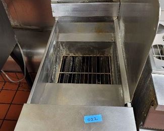 Vfd022 Pitco Stainless Steel Gas Deep Fryer Model SG14 S w/Splash Protector