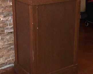 Vfd050 - Wood Podium 27" W x 21.5 D x 42" H & Panasonic Phone