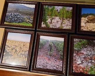Vfd069 - Six Framed Earth Prints Art
